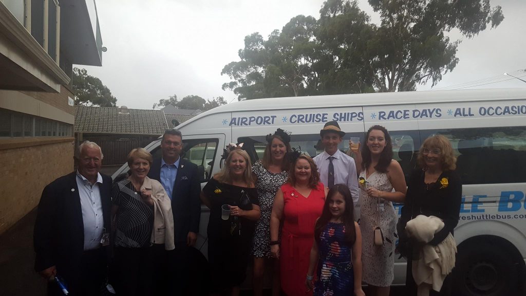 "She Will Reign" express from Heathcote to Rosehill Gardens Racecourse with Shire Shuttle Bus. Winners of the 2017 Golden Slipper.