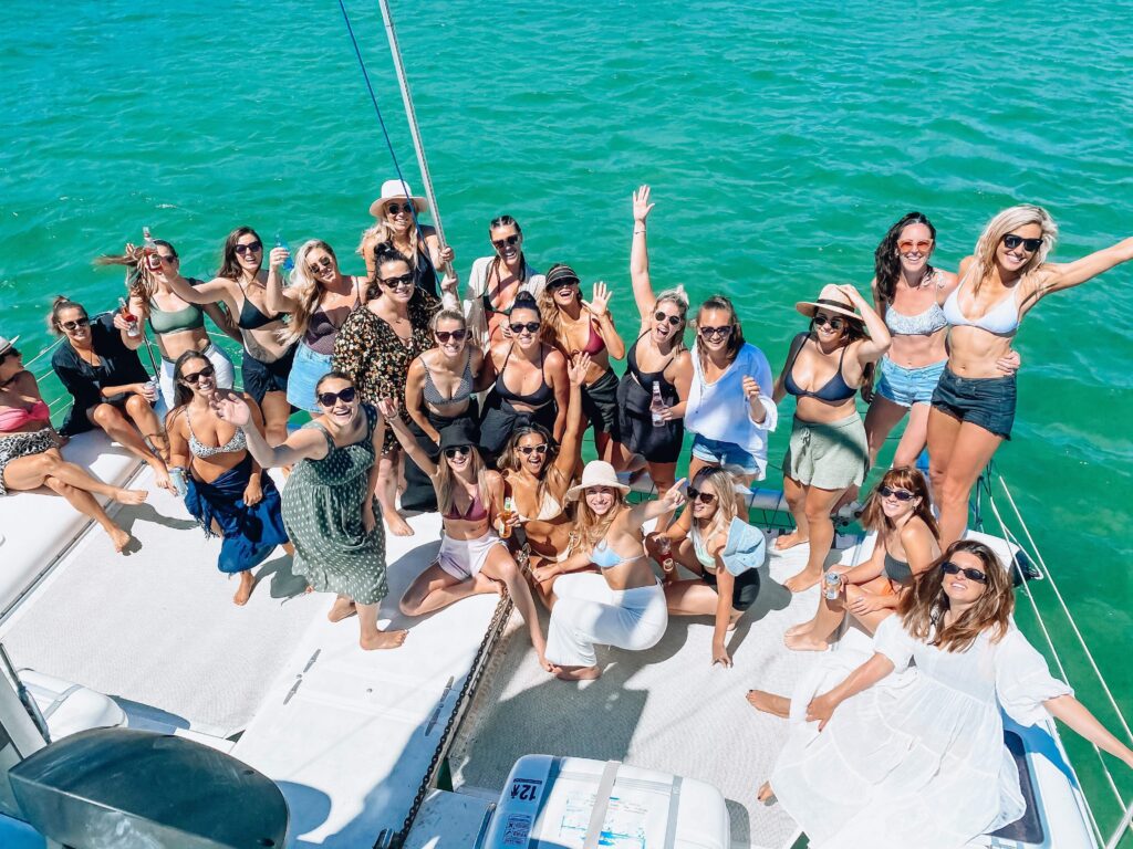 private catamaran group party
