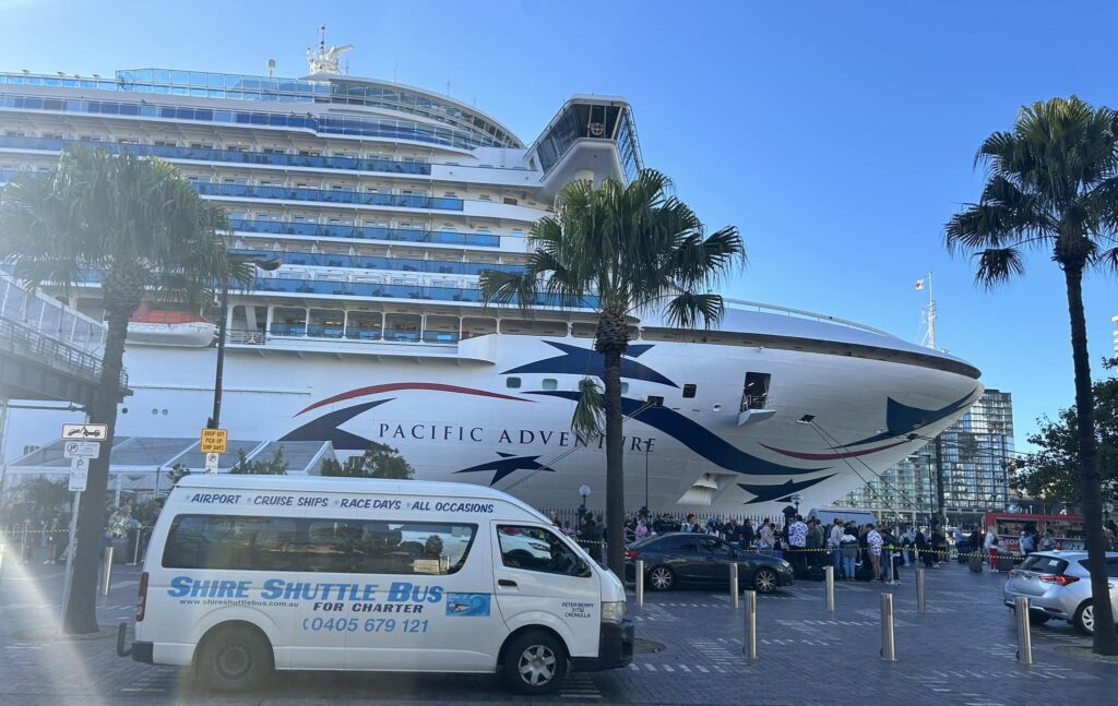 shire shuttle bus cruise transfers