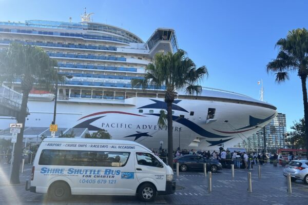 shire shuttle bus cruise transfers